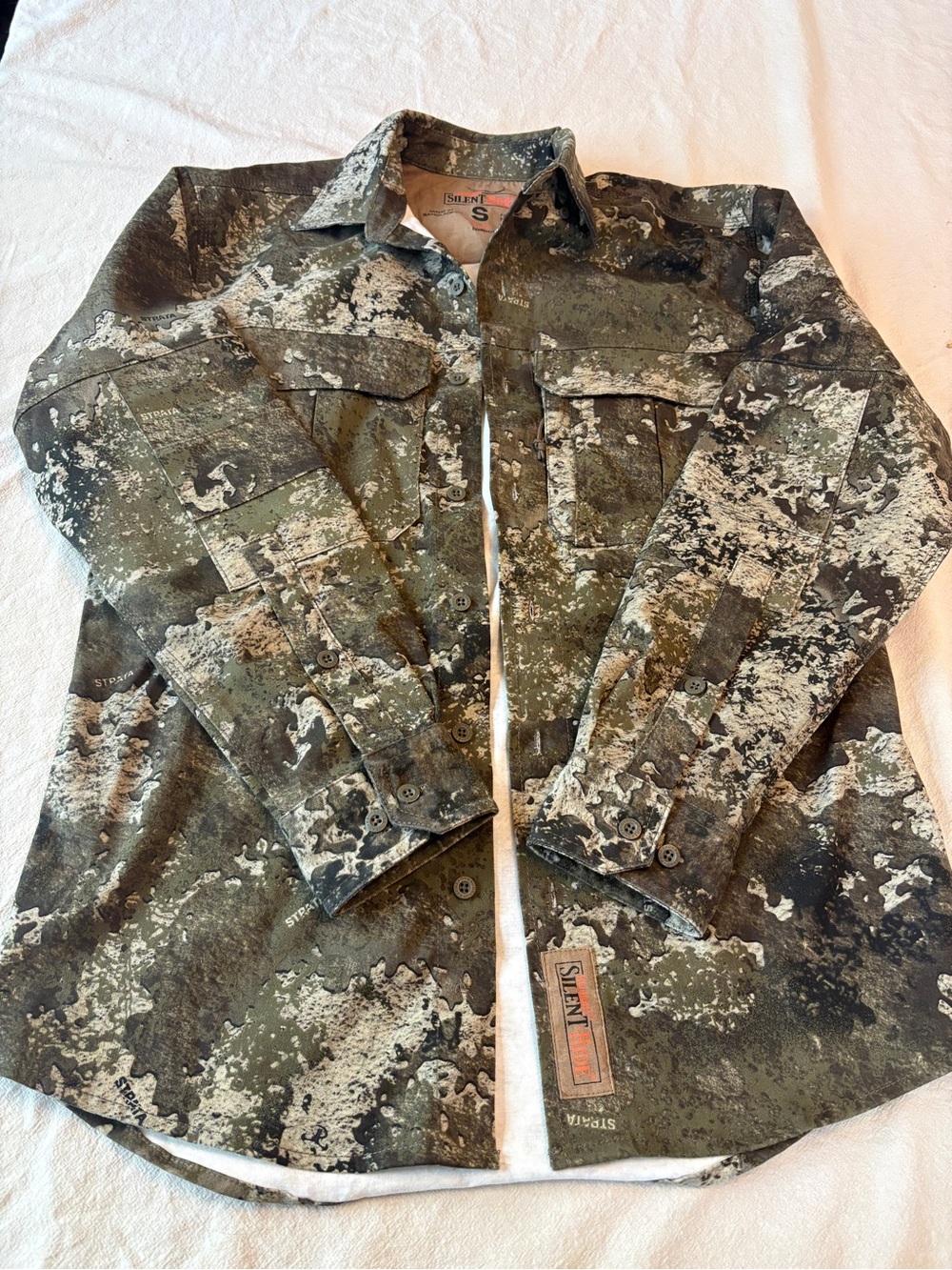 RedHead Men's Size Small, Green and Black Camouflage Field Jacket